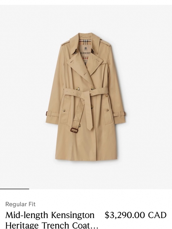 Burberry Jackets & Blazers - Burberry Kensington trench coat